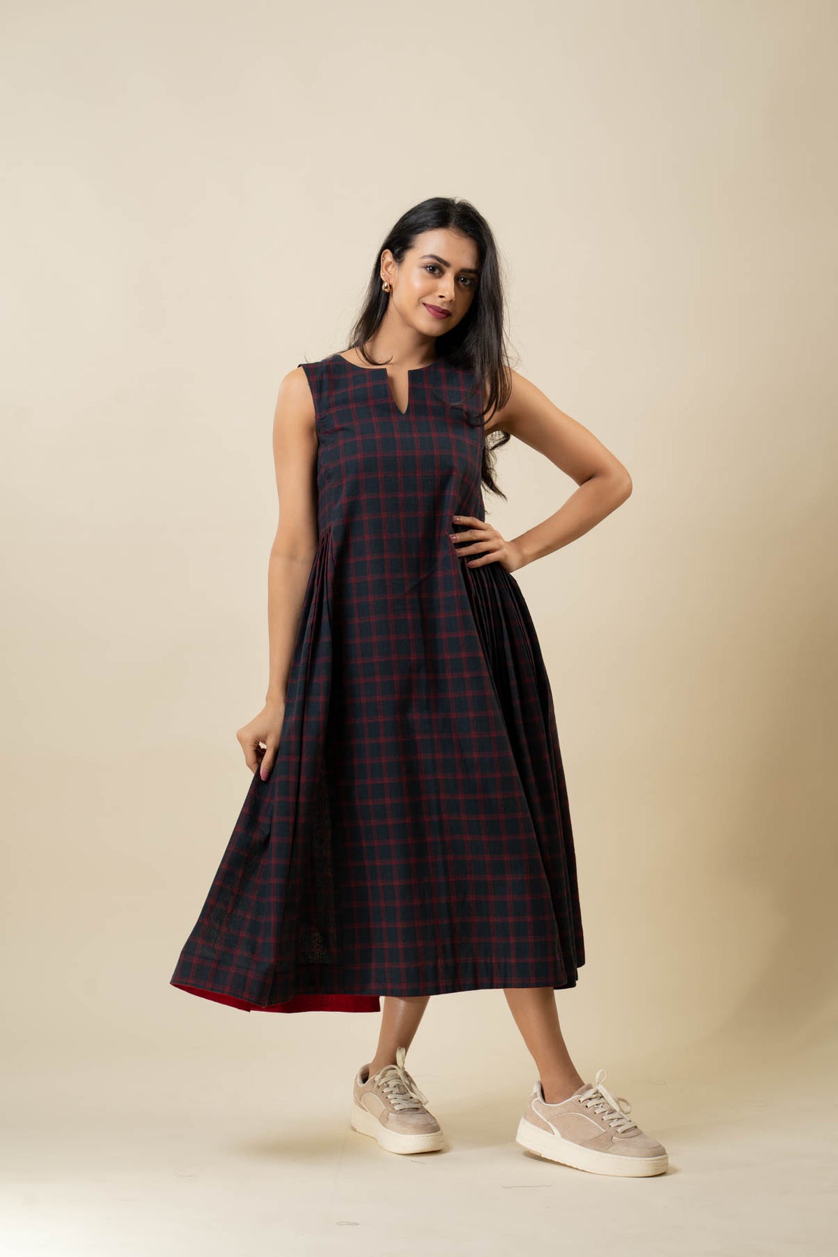 Black Muslin cotton dress