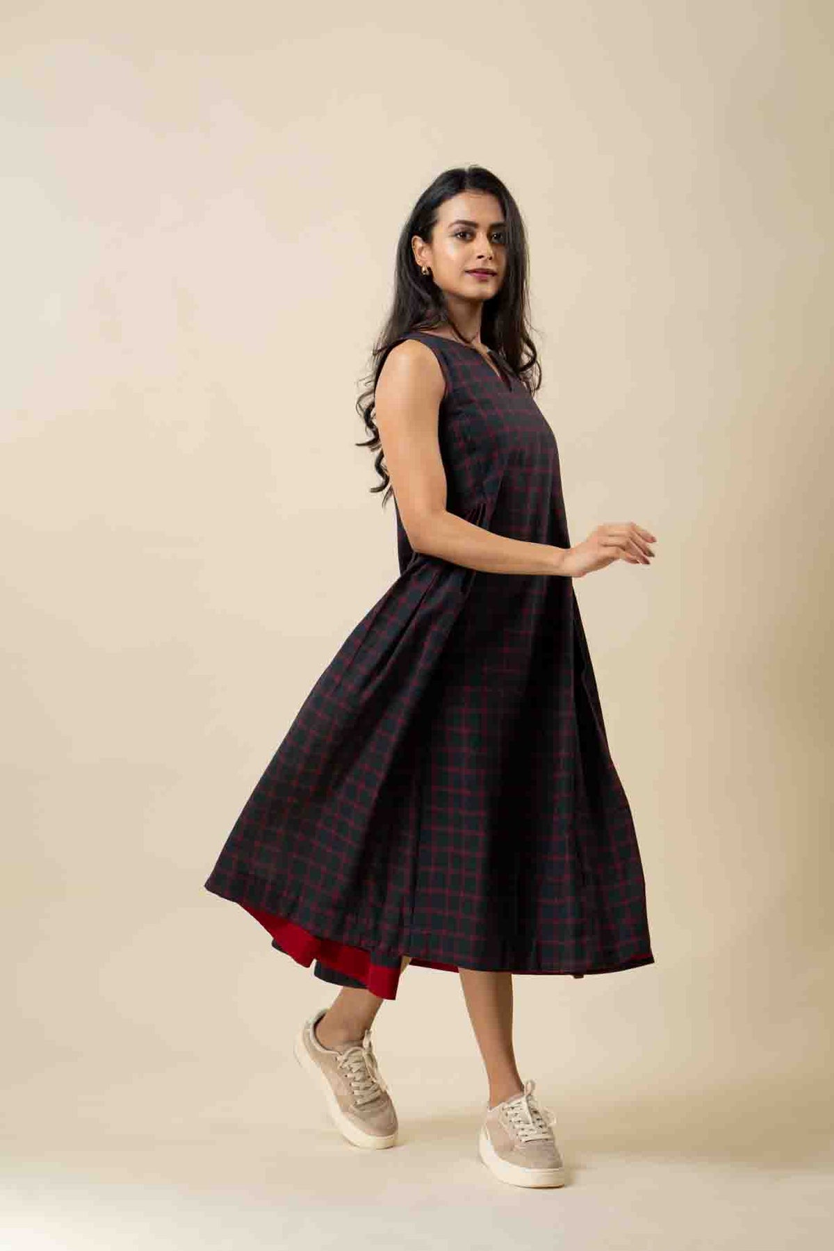 Black Muslin cotton dress
