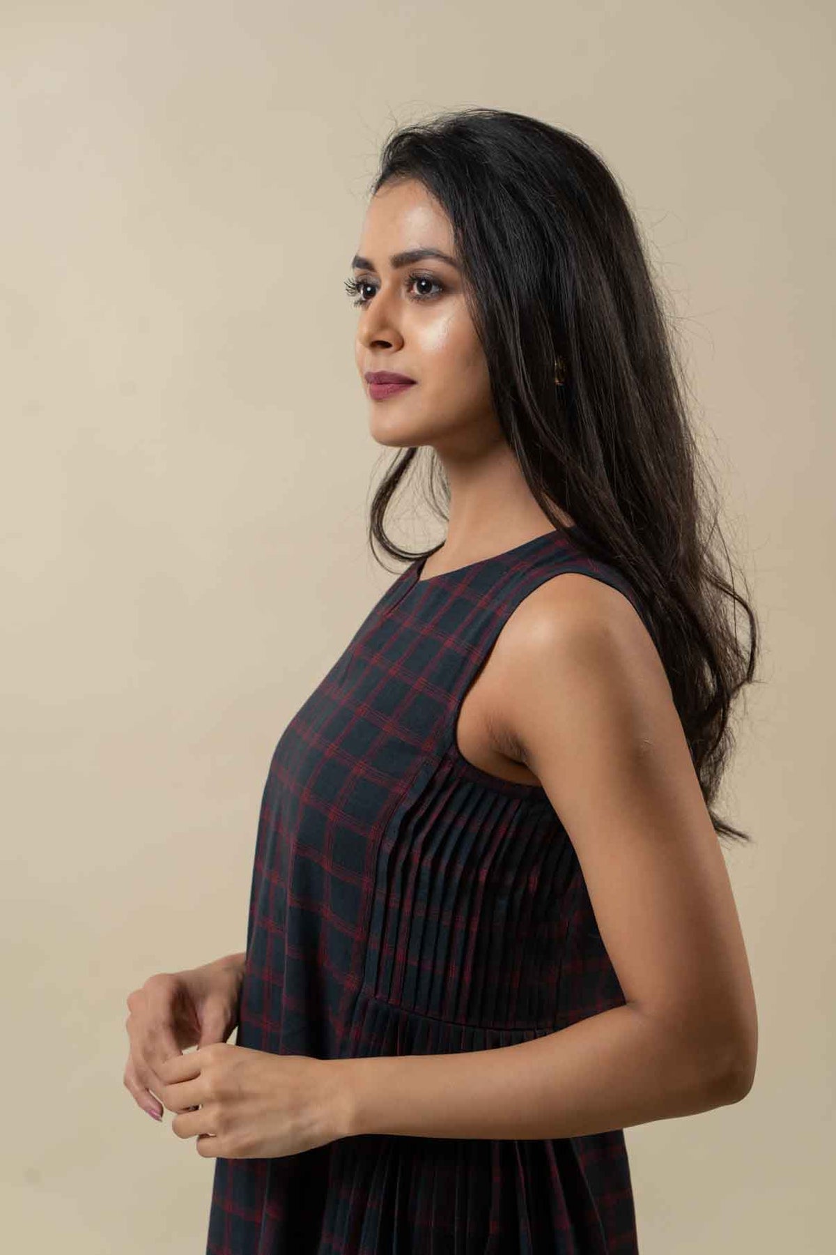 Black Muslin cotton dress